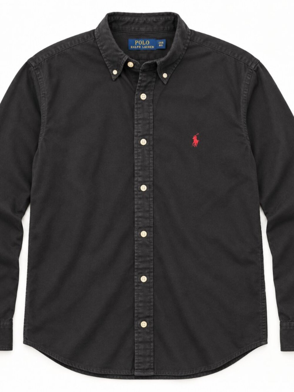 Polo Ralph Lauren Black Button-Down Shirt 2X